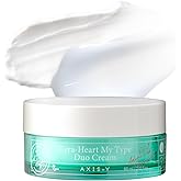 AXIS-Y Cera-Heart My Type Duo Cream with Heartleaf & Ceramide - Redness Relief & Moisture Skin Barrier Repair - Vegan Korean Skin Care Moisturizer Face Cream - 2.02 fl. oz.