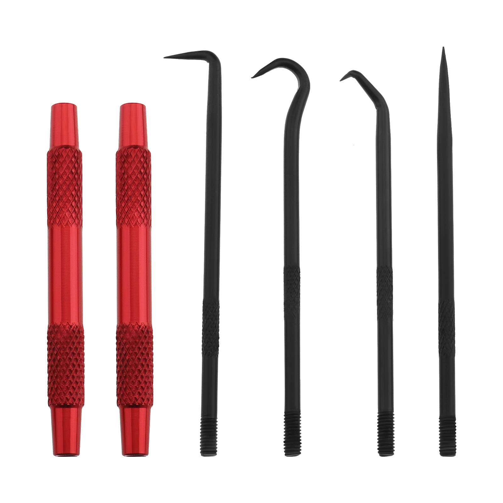 VGOL 2PCS O-Ring Seal Gasket Pick & Hook Set Mini Precision Hooks Puller Remover Double Headed Pick & Hook Tool for Flat Pin Keys O?Rings Springs Washers