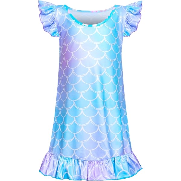 Chemise De Nuit Licorne Pour Fille 4-9 Ans - Robe De Nuit Douce Et Magique