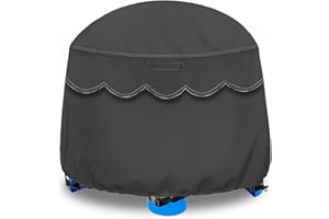 YUYAKACOVER YUYAKA Water Table Cover for Little Tikes Fish 'n Splash Outdoor Dustproof Protector Custom-Fit Design with Elastic Edge Waterproof Storage Solution for Kids Play Table (Grey)