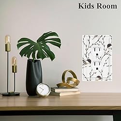 Cuitxrac Robin Bird Wall Plate Birds on Tree