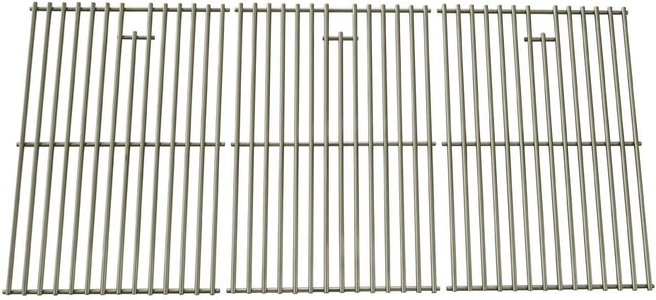 Stainless Cooking Grid for Jenn air 720-0727, 720-0709, 720-0709B, 720-0709C, 720-0727, 720-0826, 730-0709 & Kitchenaid 720-0709C, 720-0826 Gas Grill Models, Set of 3