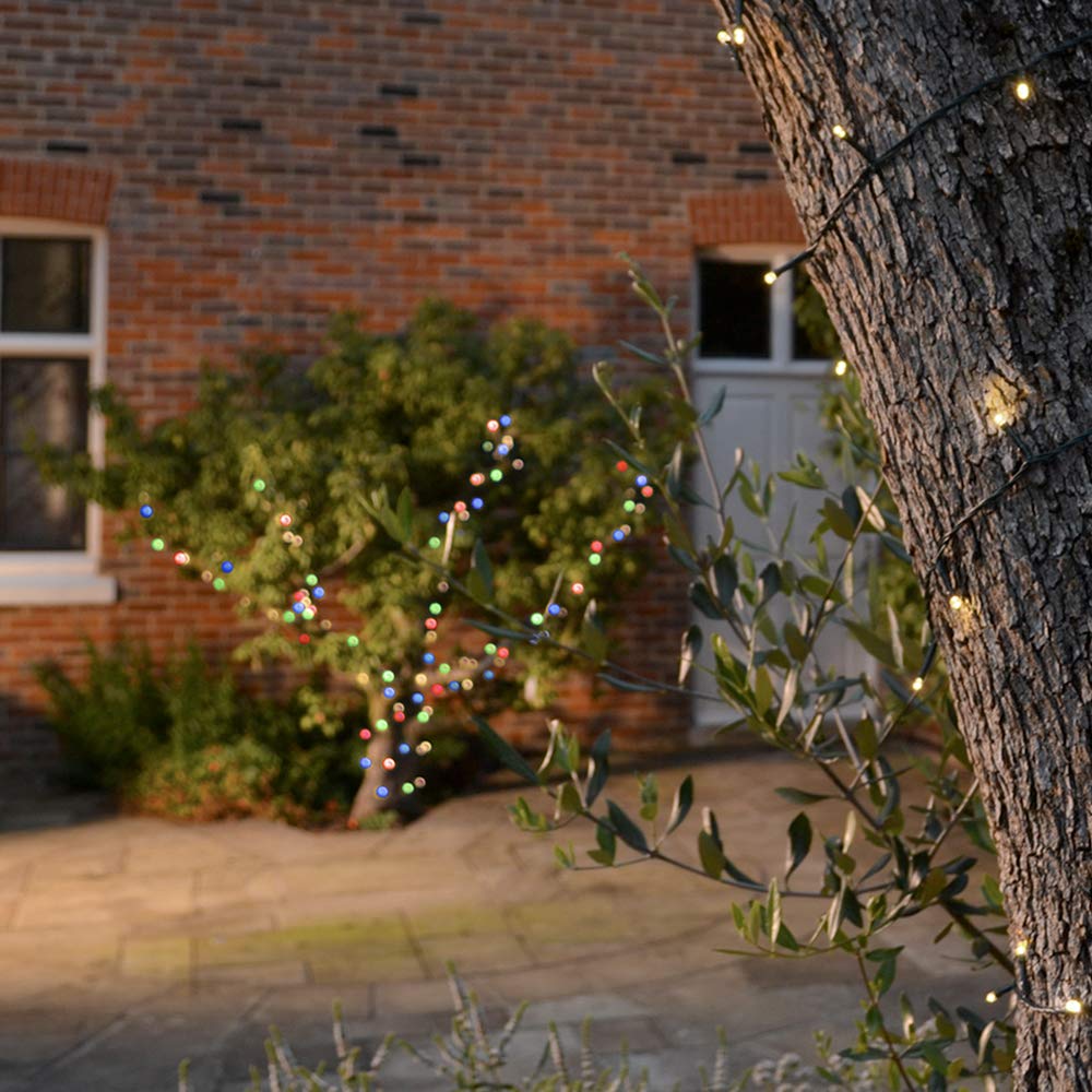 Lumify® USB Chargeable Outdoor Solar Powered Fairy Lights - Multicolour 100 LEDs