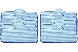 Microfiber Mop Cloths as Replacement Parts for Dupray For Neat Steam Cleaner Systems (10)
