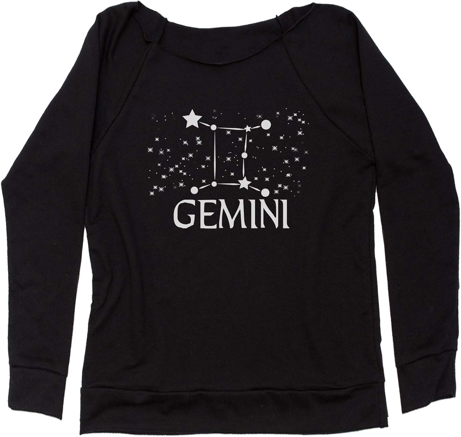 Expression Tees Gemini Zodiac Star Chart Off Shoulder