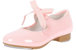 Linodes Leather/Patent Tap Shoe for Girls and Boys (Toddler/Little Kid/Big Kid)