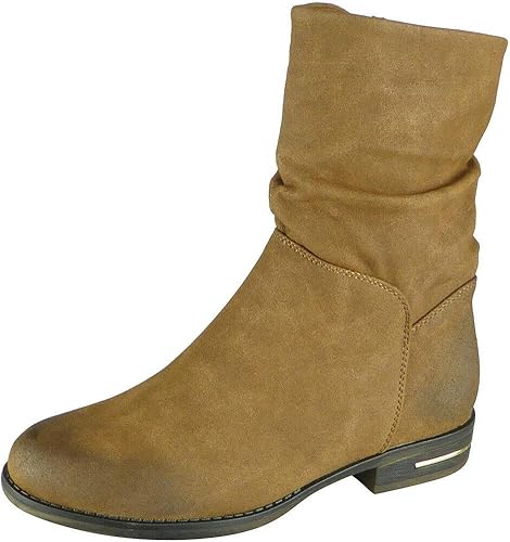 womens mid calf casual boots