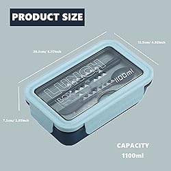 Chchmu Bento Box Portable Lunch Box Leakproof Salad