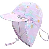Duoyeree UPF 50+ Baby Sun Hat with Ear and Neck Protection - Toddler Beach Hat for Boys & Girls - Ideal for Summer Fun