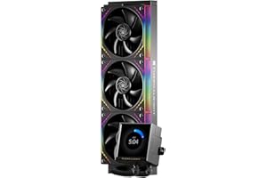 Thermalright Peerless Vision 360 ARGB Black CPU Aio Cooler,PC 360 Specification Water Cooler System,3.95’’IPS LCD Screen with