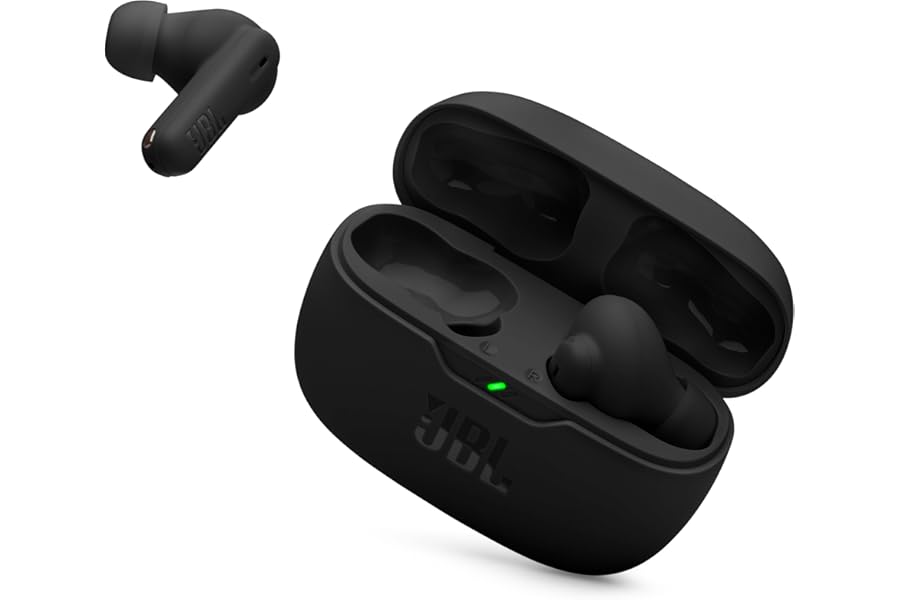 JBL Vibe Beam 2 - True Wireless Noise Cancelling Earbuds with JBL Pure Bass Sound & Smart Ambient technology, 4mics for crisp
