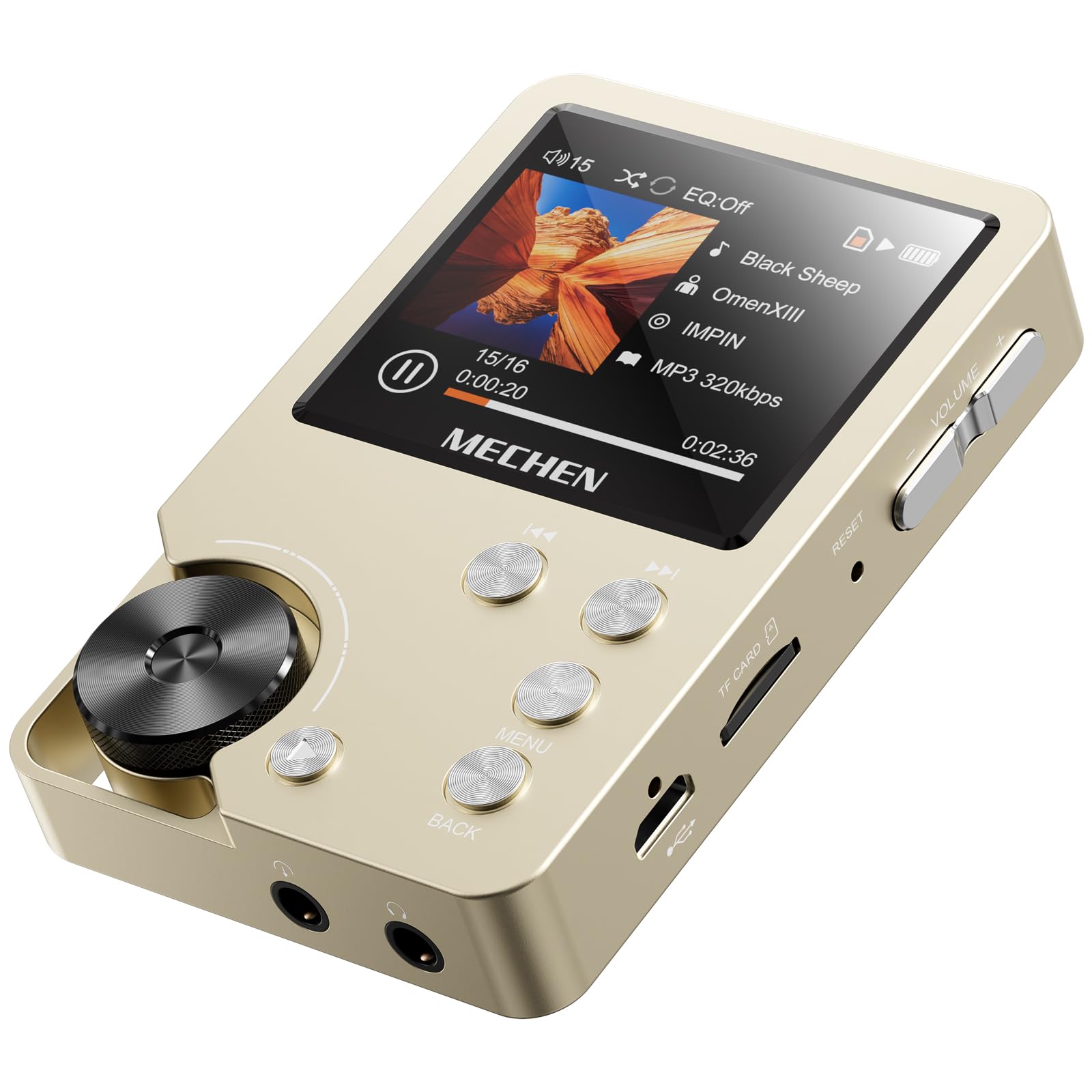 MECHEN HiFi MP3 Player, Lossless DSD DAC Flac, High