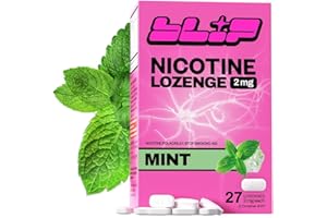 Blip NRT Nicotine Lozenge Mini's - 2mg Mint Flavor (27 Count) - Help Quit Smoking Aid, Reduce Cravings - Nicotine Replacement
