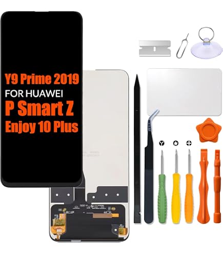VEKIR Display LCD Touch Digitizer 6.5’’ Per Huawei Y9 2019 – Sostituzione Con Kit Attrezzi Incluso (Modelli JKM-LX1, LX2, LX3, AL00, TL00)