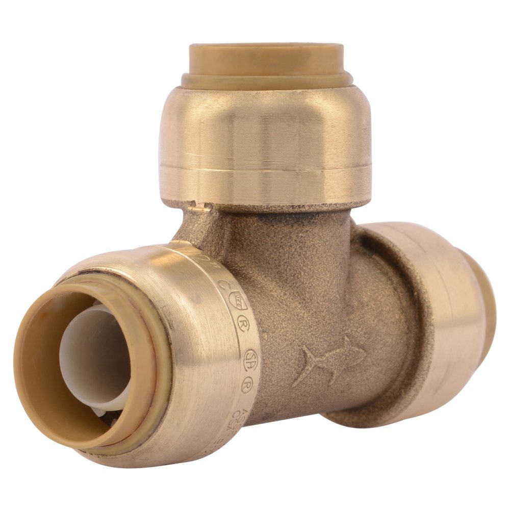 SharkBite U362LFA 1/2Inch Tee, Plumbing Fittings for Residential and