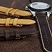 WOCCI Watch Bands, 18mm 19mm 20mm 21mm 22mm Brown Vintage-Style Leather Watch Strap for Men or Women