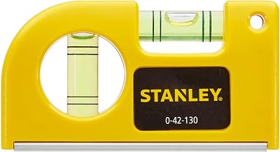 Stanley 0-42-130 Horizontal Vertical Magnetic Pocket Level Yellow