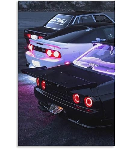 Amazon.com: Black 300zx JDM Wall Art for Japanese Tuner Car Fans