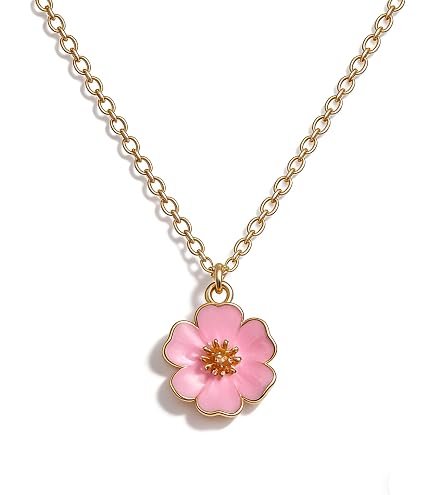 Amazon.com: KOZUKI Sakura necklace cherry blossom necklace sakura