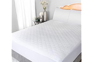 Happiland Queen Mattress Pad, 4 Inch Mattress Cover Queen Size Bed, White