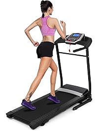Aceshin Electric Support Motorized Power Treadmill Portable Folding Treadmills Walking Machine Fitness Trainer Equipment (US Stock)