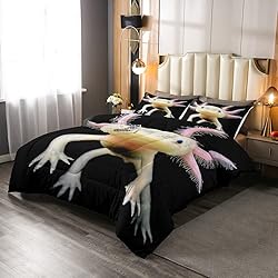 Axolotl Bedding Set King Cute Axolotl Comforter Set
