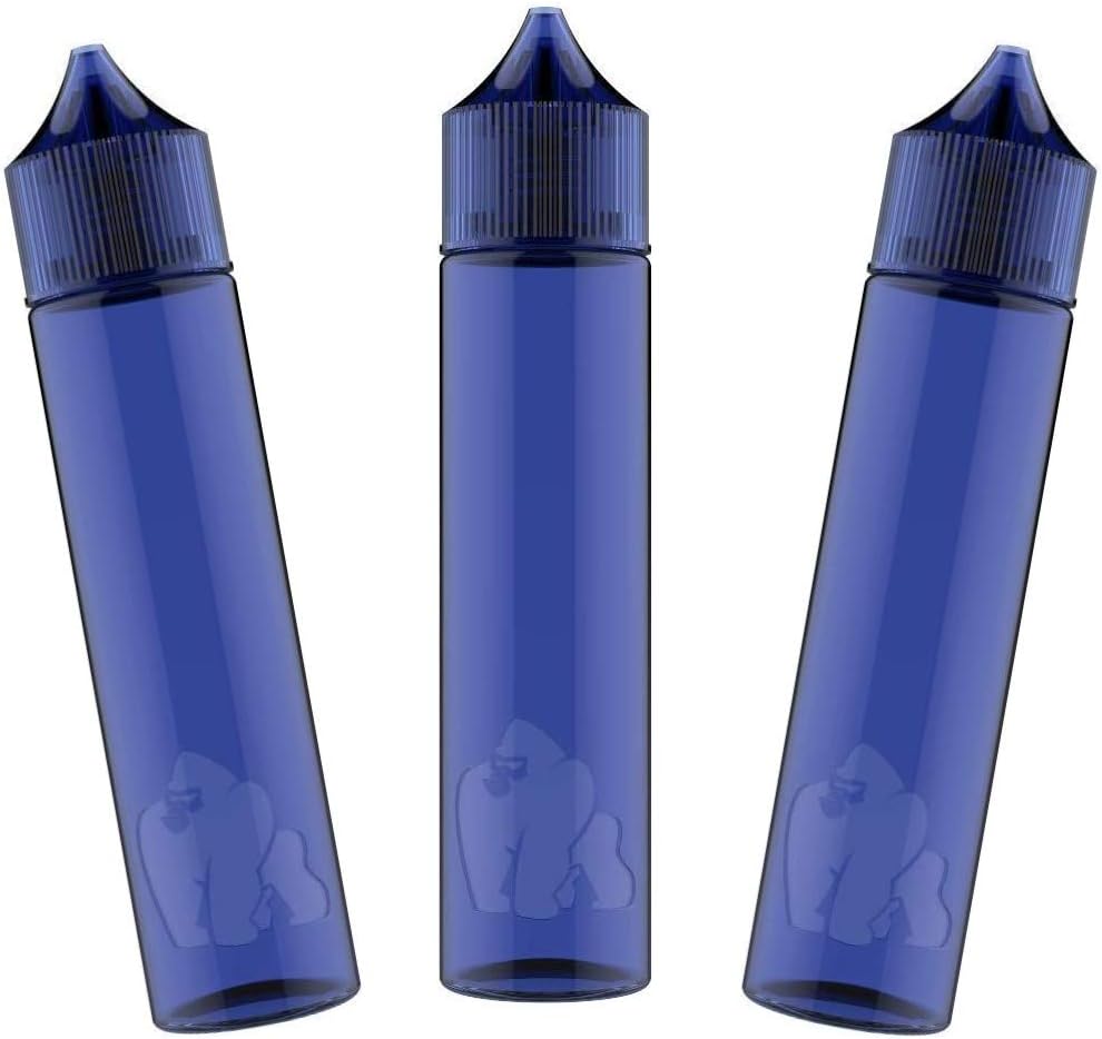 Chubby Gorilla LDPE 60ML Unicorn Bottles Pack of 5 (Blue)