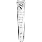 Revlon Nail Clipper with File, Silver, 1 Count | Nail clipper with file and curved blade for accurate, easy trimming and grooming.