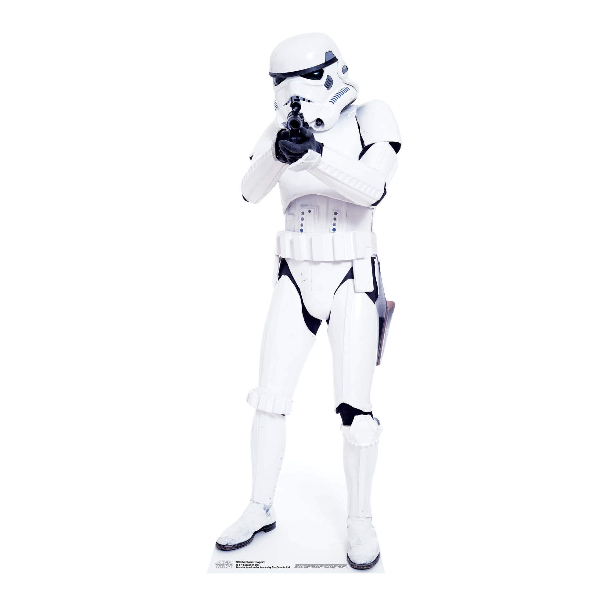 SC904 Stormtrooper Mini Star Wars Cardboard Cutout Height 96cm Great for Fans, Parties and Collector
