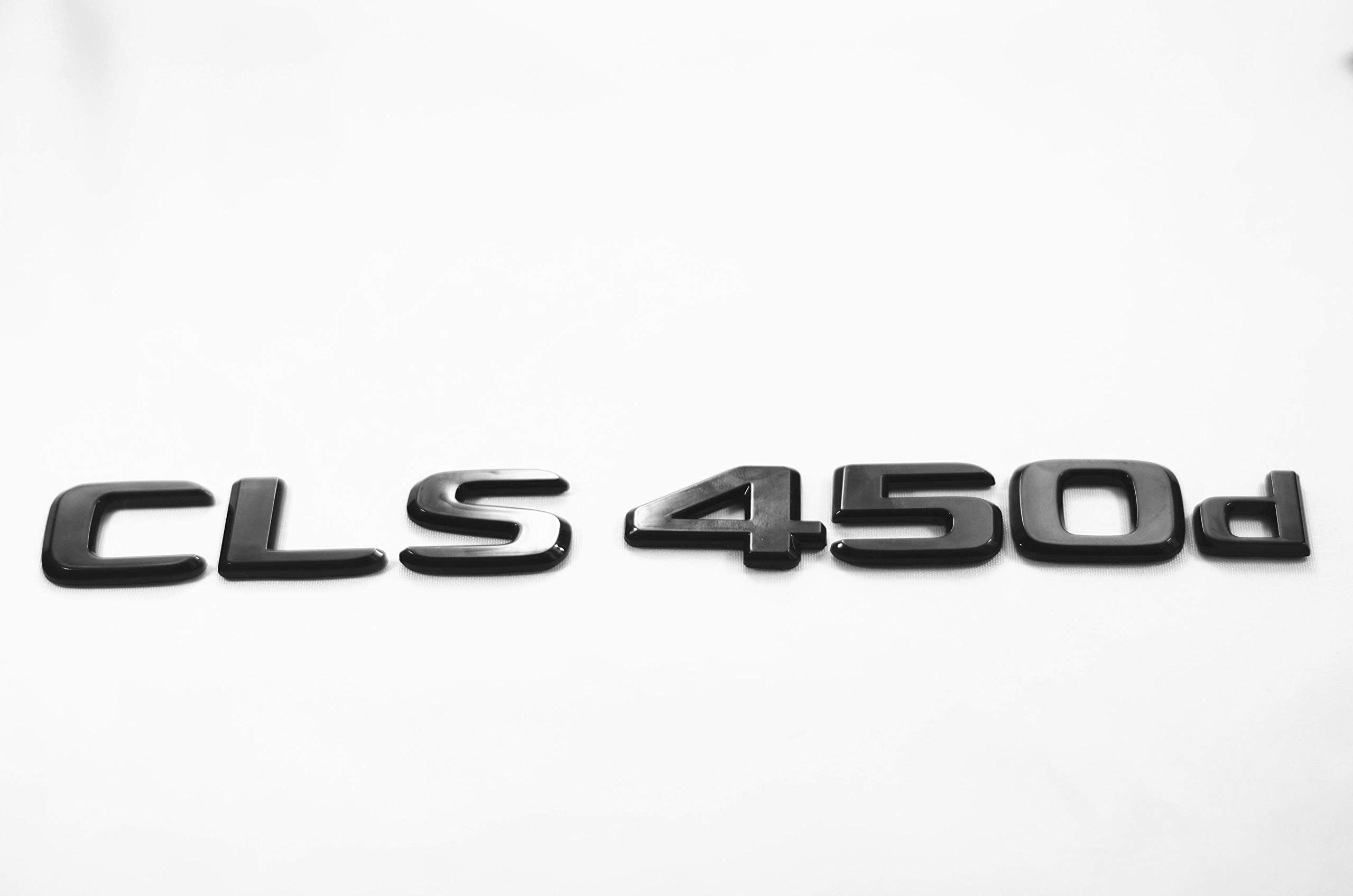 aiku 3D Car Sticker Rear Trunk Word Letters Badge Emblem Lid Decal Logo Decoration (CLS450 CLS450d CLS, Gloss Black)