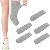 Amputee Sock Prosthetic 5pcs, Soft Breathable Protective Stump Sock Elastic Thickened Cotton, Protective Stump Prosthetic Socks for Below The Knee Amputees(S)