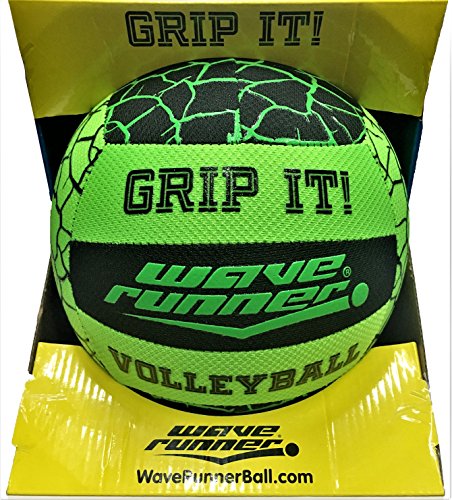 Flash Sales Wave Runner Grip It Waterproof Volleyballl Size 9.25 inches Hydro With Sure Grip Technology Let's Play Volleyball in the Water! Bulk available (Green)