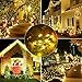 FULLBELL 33ft 100 LED Black String Lights with Memory Function - Indoor/Outdoor Fairy Lights for Christmas Tree, Party, Garden, Home - Extendable Warm White LED String Lights (Xmas Decor)