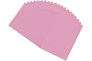 BIGUPHATE 20 PCS EVA Foam Sheets DIY Handcraft Materials 1mm Thick 15.7 x 11.8 Inches Pink EVA Foam Papers for Arts and Crafts