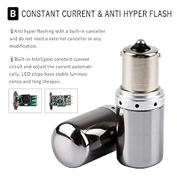 1797 LED Turn Signal Lights Bulbs 1156 BA15S P21W