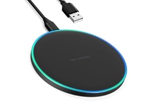 Wireless Charger Compatible with iPhone 17 16 15 14 13 12 11 Pro Max/Mini/Plus/XR/X/8, 15W Max Fast Wireless Charging Pad Mat