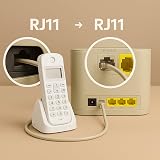 Alida Systems ADSL Cable 10m Gold Plated High Speed Internet Router Modem RJ11 view 4