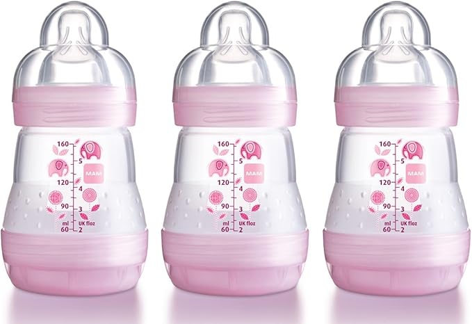 mam 160ml bottles pink