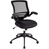 Amazon Com Realspace Modern Comfort Series Cassia Mesh And Bonded Leather Mid Back Chair Gray Chrome Furniture Decor