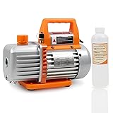 BACOENG 3.5CFM Vacuum Pump, 110V 1/3HP Single Stage