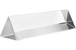 EISCO Equilateral Prism, 4" (100mm) Length, 1" (25mm) Faces - Triangular - Polished Acrylic - Excellent for Physics, Light Refraction & Wavelength Experiments, Photography