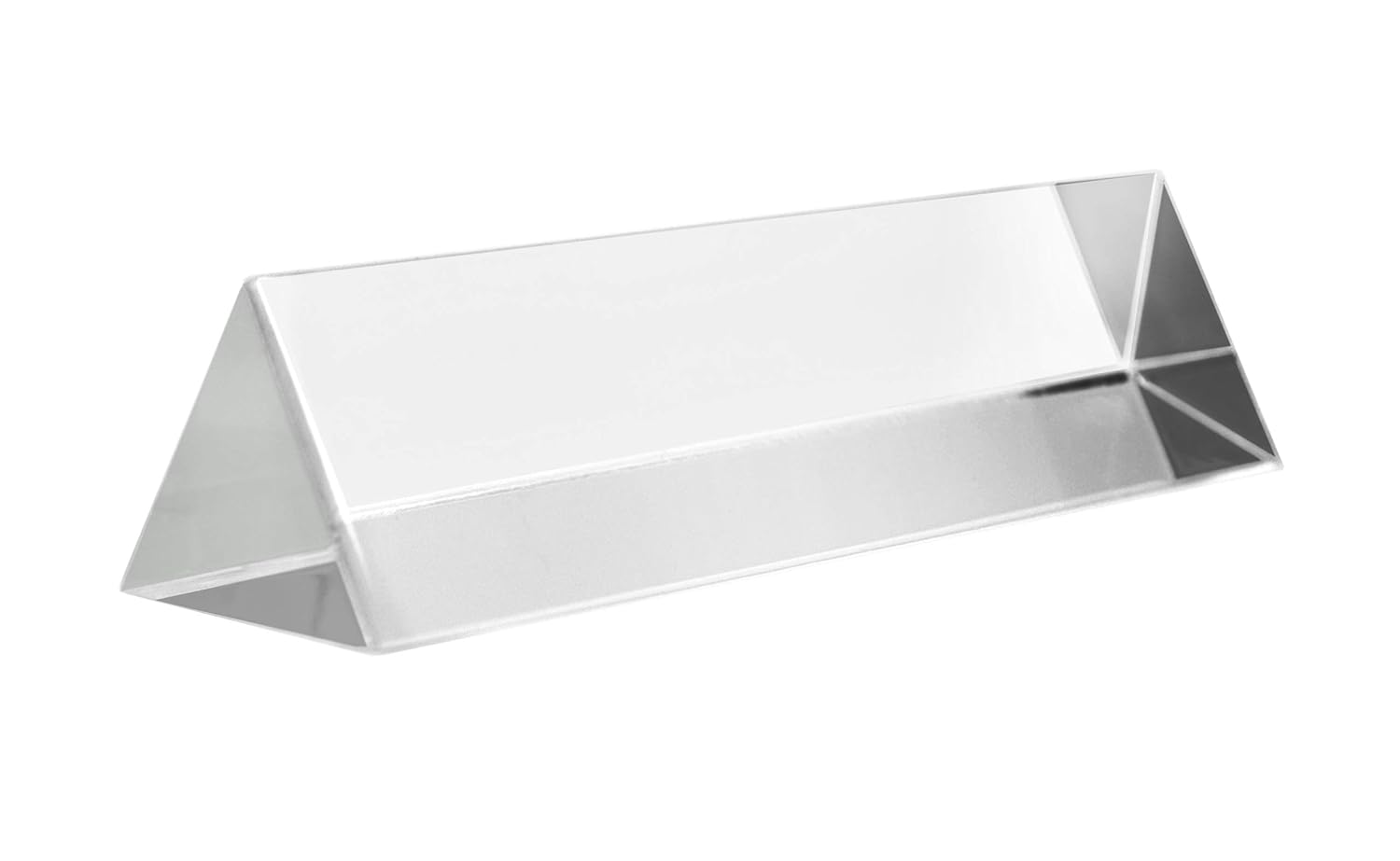 Equilateral Prism 4 100mm Length 1 25mm Faces Triangular Polished Acrylic Excellent For Physics Light Refraction Wavelength Experiments Photography Eisco Labs Amazon Com Industrial Scientific