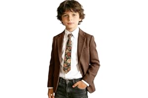 Retro Tweed Boys Blazer for Kids Suit Jacket Blazer Herringbone Tuxedo Boys' Fashion Casual Suit Sport Coat