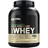 Optimum Nutrition Gold Standard 100% Whey Naturally Flavored Protein Powder 4.8 (Packaging May Vary), Vanilla, 76.8 Ounce
