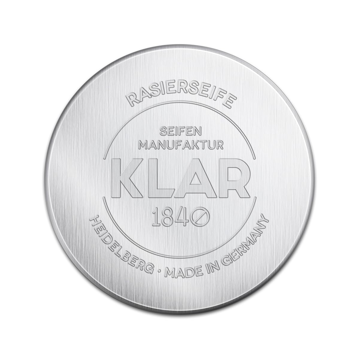Klar Seifen Shaving Soap Sandalwood 110 g, Suitable for Normal Skin, Woody Warm Fragrance, Refillable 11168