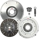 CMPRO Stage 2 Clutch Kit &amp; Flywheel fits 94-04 Cherokee Wrangler 4.0L | Performance Clutch fits Jeep TJ Grand Rubicon Sahara Sport Unlimited X Classic Limited SE Laredo TSi | Off-Road &amp; Track Use