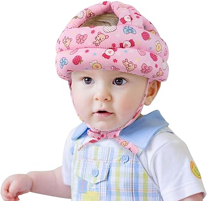 Casquette De Protection Pour Bebe Taille Reglable Pour Apprendre A Marcher Ou Courir Souple Anti Chute Anti Collision Pour Enfants De 6 Mois A 6 Ans Rose Bonbon Amazon Fr Bebes Puericulture