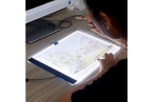 Huacan LED Light Pad Board for Diamond Painting Tablet Ultrathin 3 Level Dimmable Portable USB Charging Apply to Diamond Art Kits