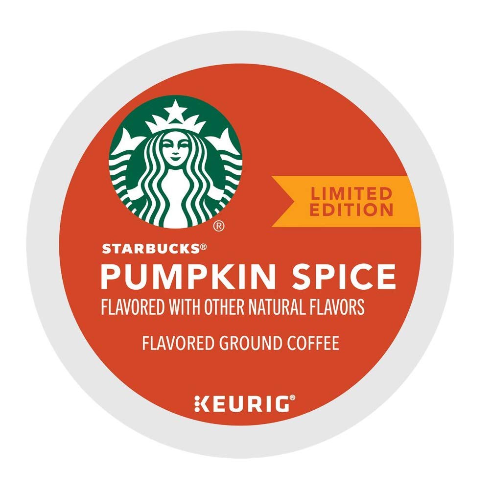 Starbucks Pumpkin Spice Medium Roast Coffee - Keurig K-Cup Pods 16 pods( total 5.8oz), pack of 1