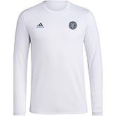 adidas Mens New York City Fc Long Sleeve Pre-Game T-Shirt